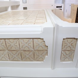 Kitchen-Custom Tiled Hood