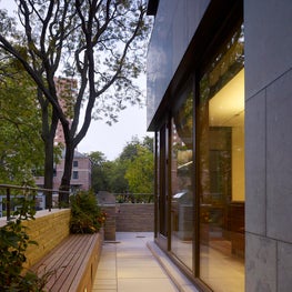 Lake Shore Single Family: Natural modernism for a home on the park
