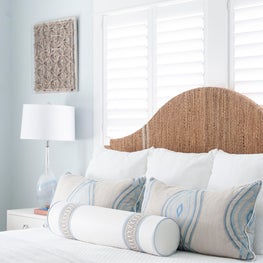 Guest bedroom in an Avalon, NJ beach house
