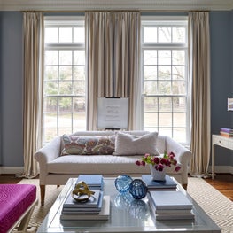 Living Room with a Hint of Pink