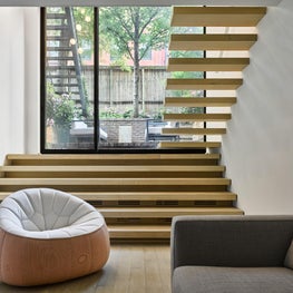 View of Staircase from Living Room