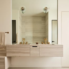 Travertine Primary Bath