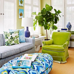 Amanda Reynal Interiors Family Room