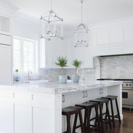 White Kitchen Winnetka New Build