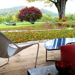 Connecticut Farmhouse, Views from the Game Room, Family Room