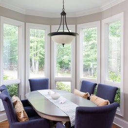 Navy Coastal Dining Area