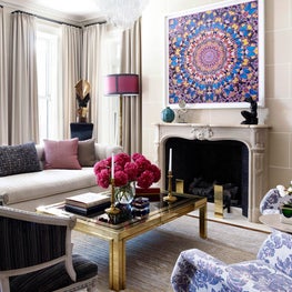 Chicago Townhouse Living Room