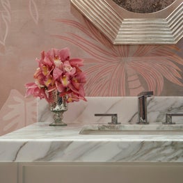 Kips Bay Palm Beach Powder Room 
