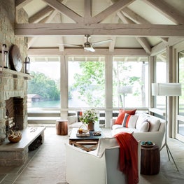 Screened Porch  Architecture by Spitzmiller & Norris Interiors by Teri Duffy 