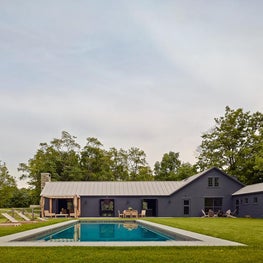 Millbrook Barn, View of Backyard and Pool