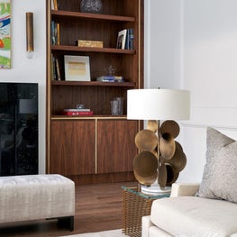 The formal living of #RiverOaksContemporary is a completely new addition to the home.