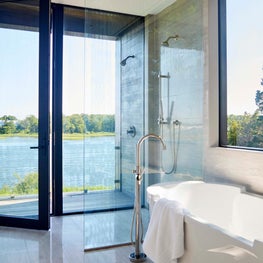 South Harbor Master Bath with Water View 