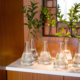 Gold Coast Residence Bespoke Teak Credenza Detail.