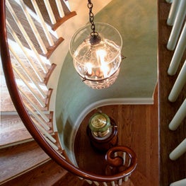 Elliptical Georgian Colonial Staircase