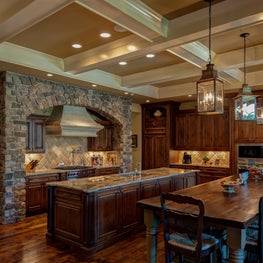 Rich Wood Kitchen Design