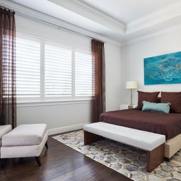 Palm Beach Intracoastal Retreat Guest Bedroom