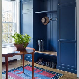 A Moody Blue Mud Hall