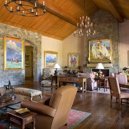 Grand Jackson Hole sitting room.