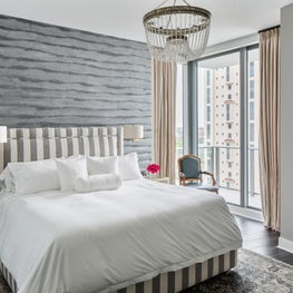 High Rise, High Style Master Bedroom