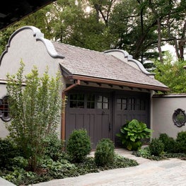 Houghton House, Exterior with Garage and Gardens