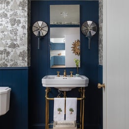 Powder Room in Stiffkey Blue