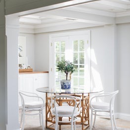 Pool House Seating Northfield Residence