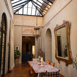 Tuscan Villa Style Home Inspired by Italian Classicism - Dining 