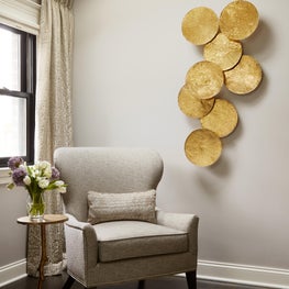 Wicker Park, Master Bedroom with Original Art