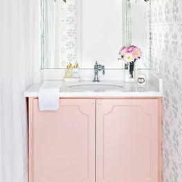 Vibrant Guest Bathroom