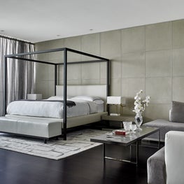 Modern Panama Art Collector's apartment / Master bedroom