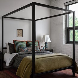 Eclectic Pattern Filled Bedroom