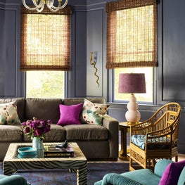 Cozy and chic library