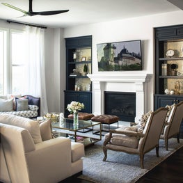 A french inspired living room