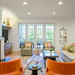 Living Room in a Contemporary Condominium