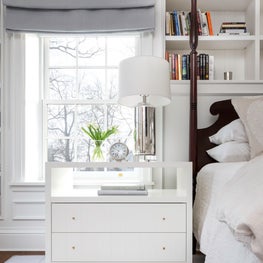 A custom bedside designed by Natalie Konstant