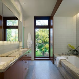 Lake Shore Single Family: Natural modernism for a home on the park