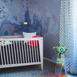 Tribeca Residence, Nursery Featuring Calico Wall Covering