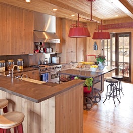 Custom Wood Panel Kitchen - Park City 