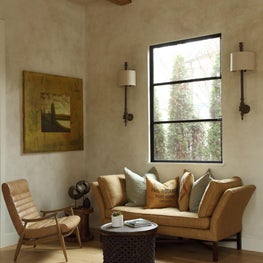 Transitional Sitting Room Vignette