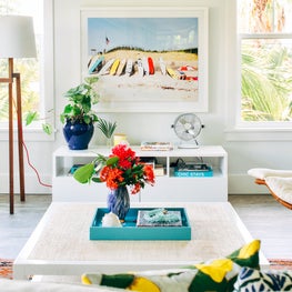 Beach House Living Room in Anna Maria, Florida 