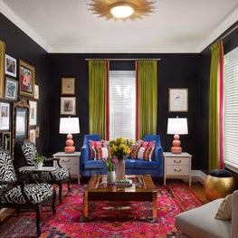Bright, Bold & Chic Living Room