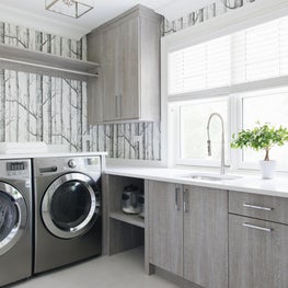 Large Laundry Room Winnetka New Build