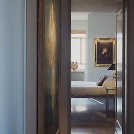 A minimal Desiron Bed in a Central Park West Penthouse