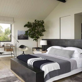 Large contemporary master bedroom