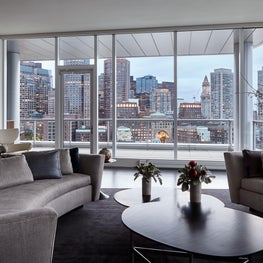 Modern Living Space with View
