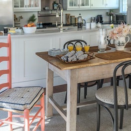 Traditional Maine summer cottage kitchen