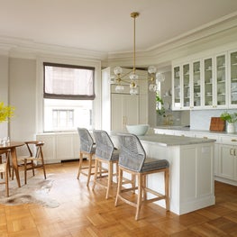 Open Concept Kitchen and Dining in NYC Apartment