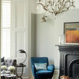 Living room, Crouch End, London, Victorian terrace