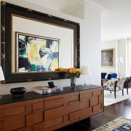 Contemporary living room details