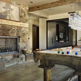 High Alpine Ranch Residence - Yellowstone Club, MT - Billiards Room